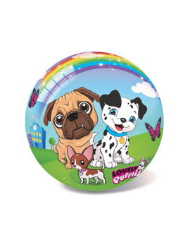 11-3043 LOPTA LOVELY DOGS PVC
