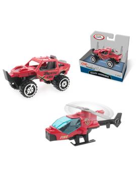 MKP380872 HELIKOPTER & AUTO OFF ROAD 10x5cm