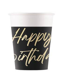 96614 PAPIRNA ČAŠA HAPPY BIRTHDAY 200ml, 8/1