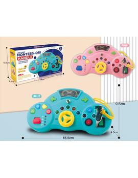 MKU787109 Glazbena Montessori aktivnostna ploča za razvoj fine motorike i osjetila.18x9x4cm*